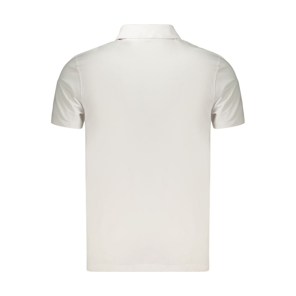 Bianco Baumwoll-Herrenpoloshirt