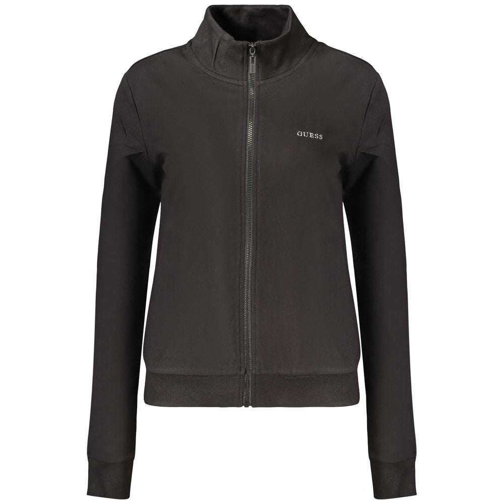 Schwarzer Damen-Sweatshirt aus Modal