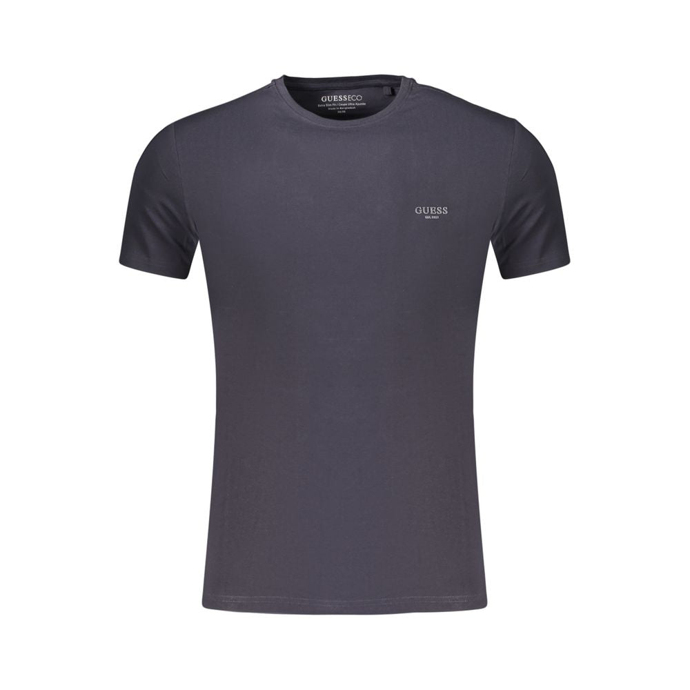 Blaues Baumwoll-T-Shirt für Herren