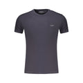 Blaues Baumwoll-T-Shirt für Herren