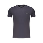 Blaues Baumwoll-T-Shirt für Herren