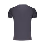 Blaues Baumwoll-T-Shirt für Herren