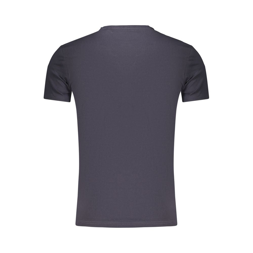 Blaues Baumwoll-T-Shirt für Herren