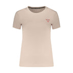 Pinkes Baumwoll-T-Shirt für Damen