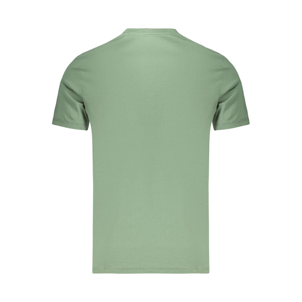 Grünes Baumwoll-T-Shirt für Herren