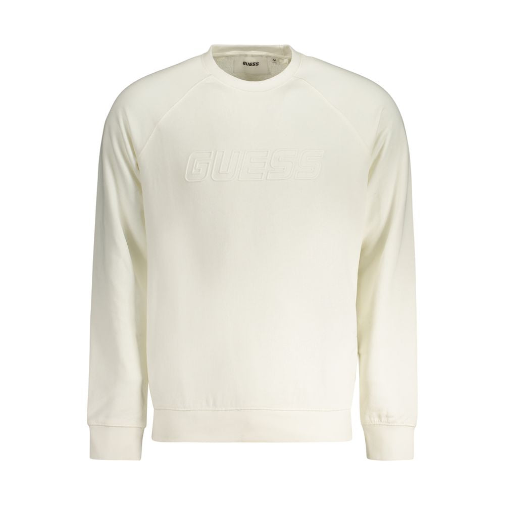Weißes Herren-Sweatshirt aus Baumwolle
