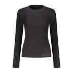 Schwarzer Damenpullover aus Viskose