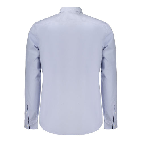 Azzurro Baumwollhemd für Herren