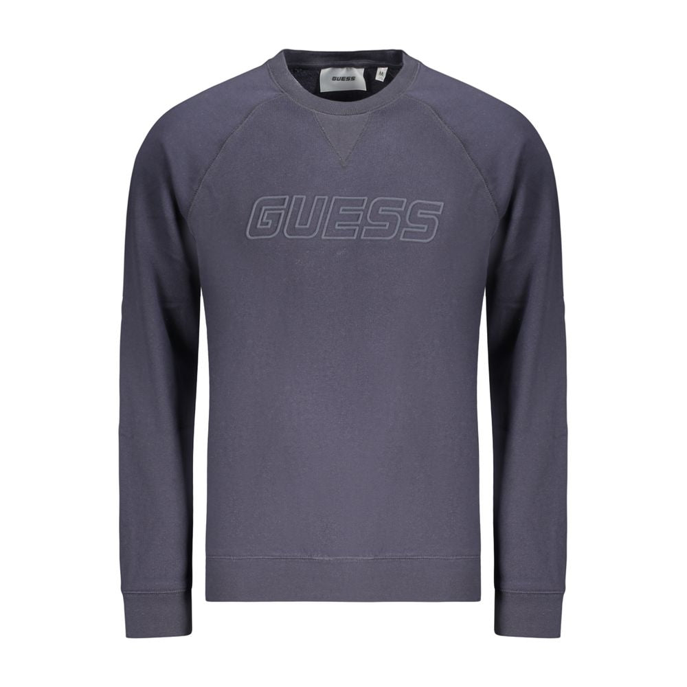 Blaues Baumwoll-Sweatshirt für Herren