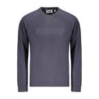 Blaues Baumwoll-Sweatshirt für Herren