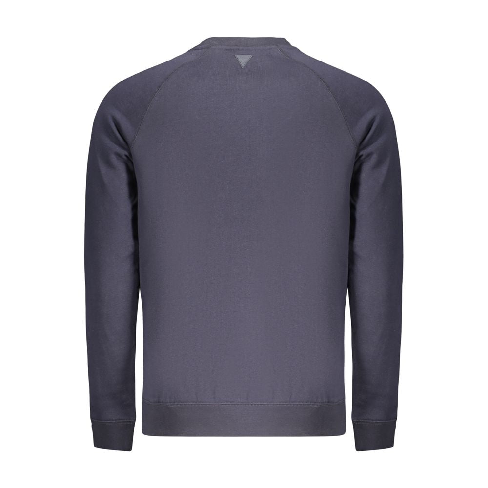 Blaues Baumwoll-Sweatshirt für Herren