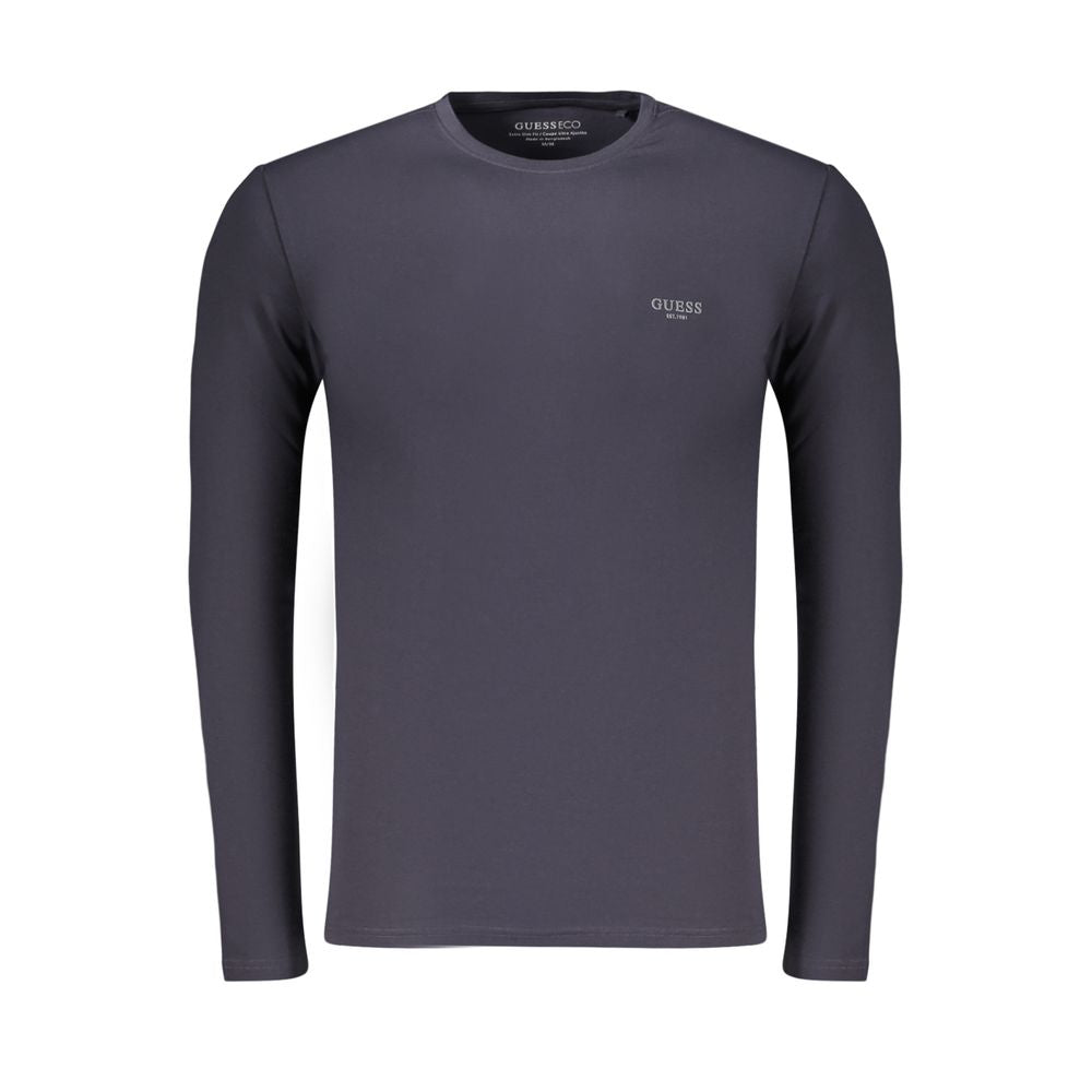 Blaues Baumwoll-T-Shirt für Herren