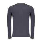 Blaues Baumwoll-T-Shirt für Herren