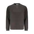 Schwarzer Baumwoll-Sweatshirt