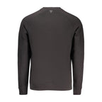 Schwarzer Baumwoll-Sweatshirt