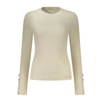Damenpullover aus Viskose in Bianco