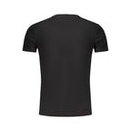 Schwarzes Baumwoll-T-Shirt für Herren