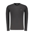 Schwarzes Baumwoll-T-Shirt für Herren