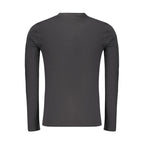 Schwarzes Baumwoll-T-Shirt für Herren