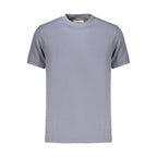 Blaues Baumwoll-T-Shirt für Herren