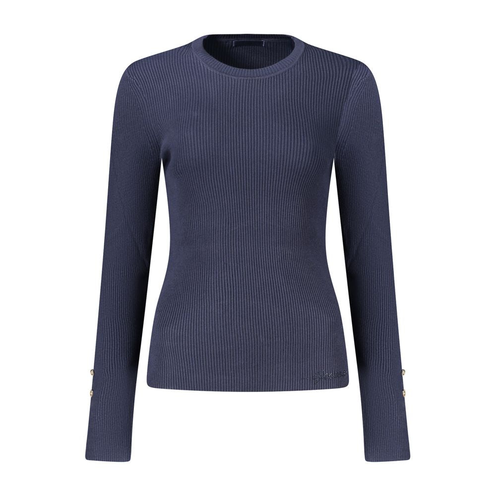 Baumwollpullover in Blau