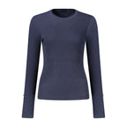 Baumwollpullover in Blau