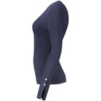 Baumwollpullover in Blau