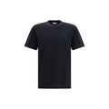 Schwarzes Baumwoll-T-Shirt