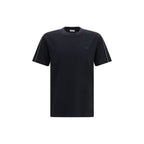 Schwarzes Baumwoll-T-Shirt