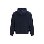 Blauer Baumwoll-Sweatshirt
