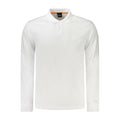 Weißes Poloshirt aus Baumwolle