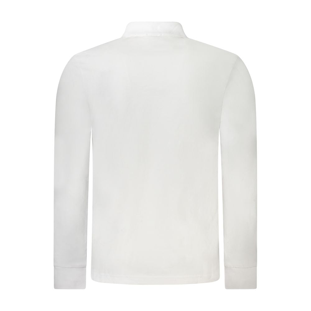 Weißes Poloshirt aus Baumwolle