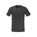 Schwarzes Baumwoll-T-Shirt für Herren