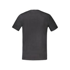 Schwarzes Baumwoll-T-Shirt für Herren