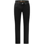 Schwarze Baumwoll-Jeans aus Denim
