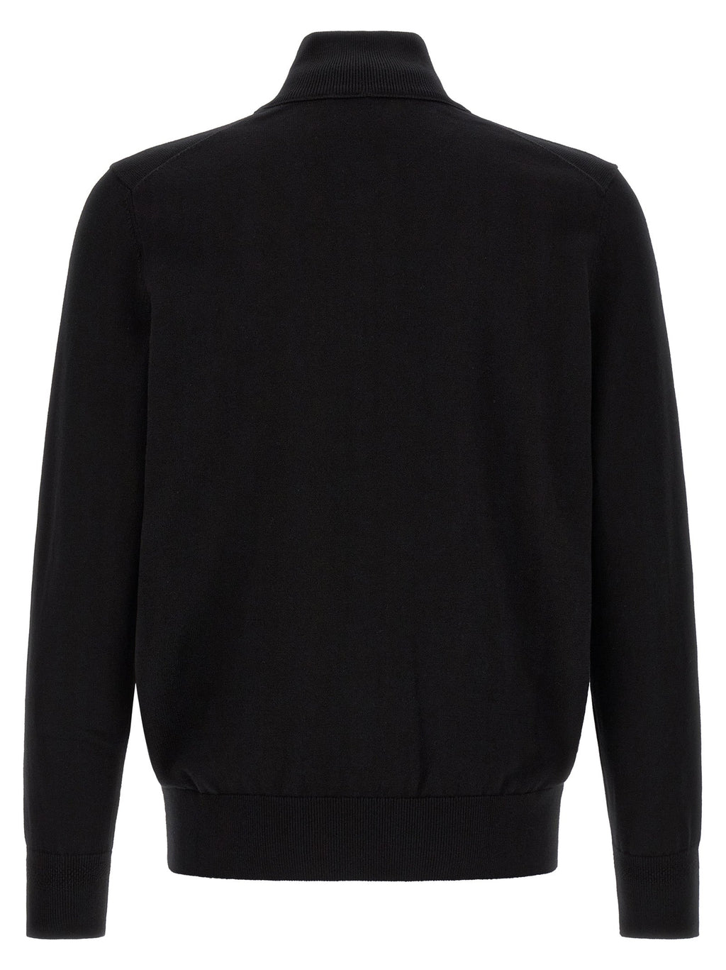 Schwarzer Baumwollcardigan Hugo Boss