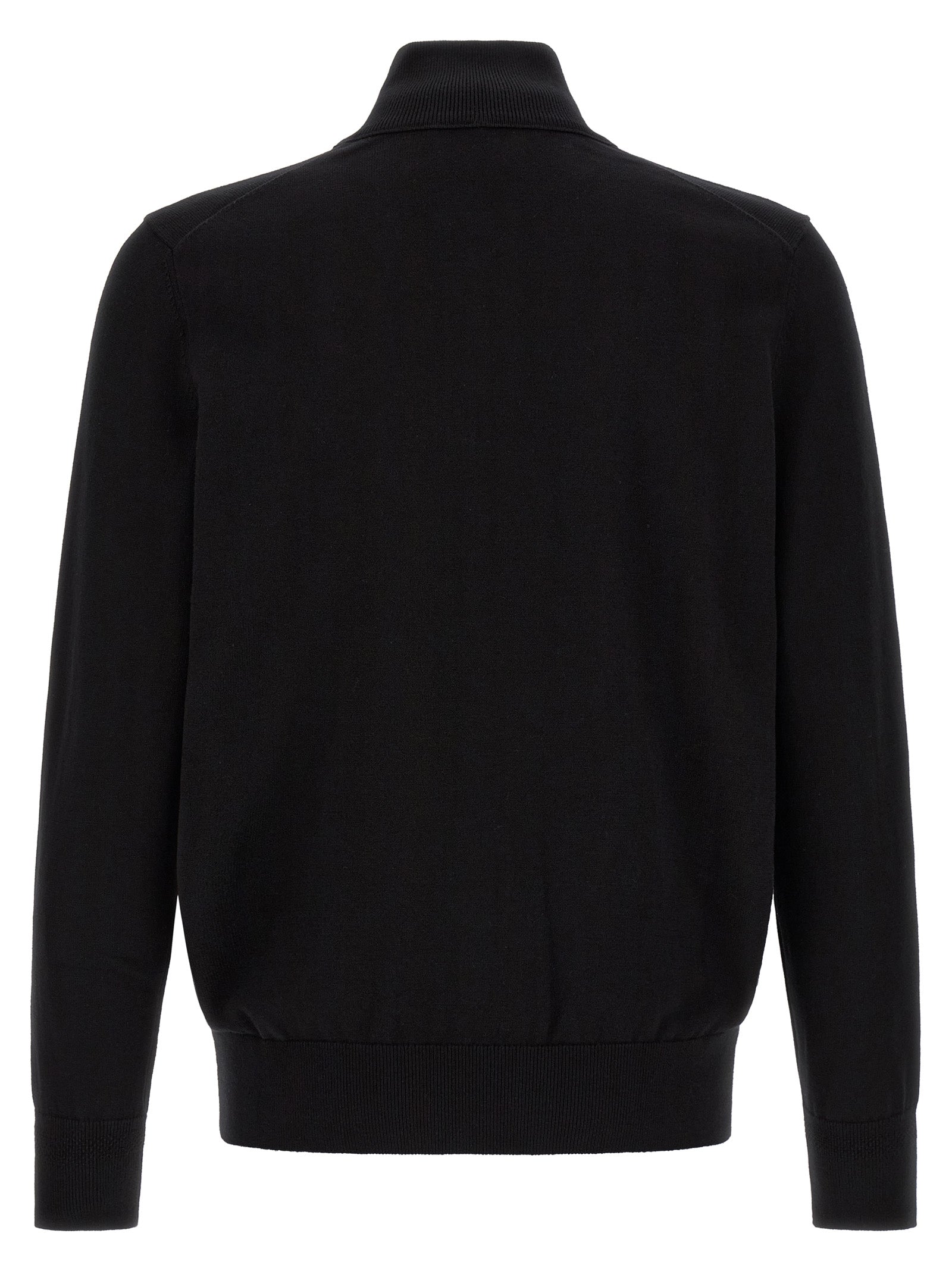 Schwarzer Baumwollcardigan Hugo Boss