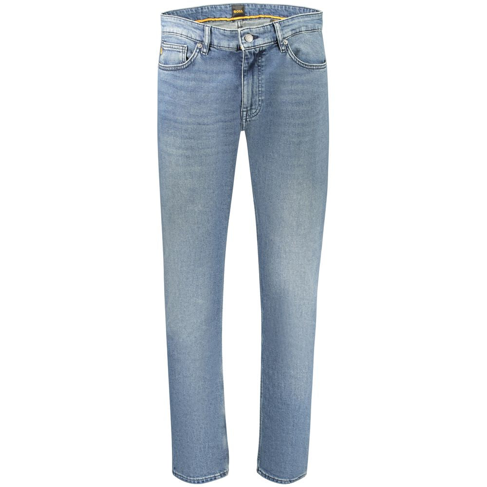 Blaue Slim-Fit-Jeans aus Baumwollstretch für Herren