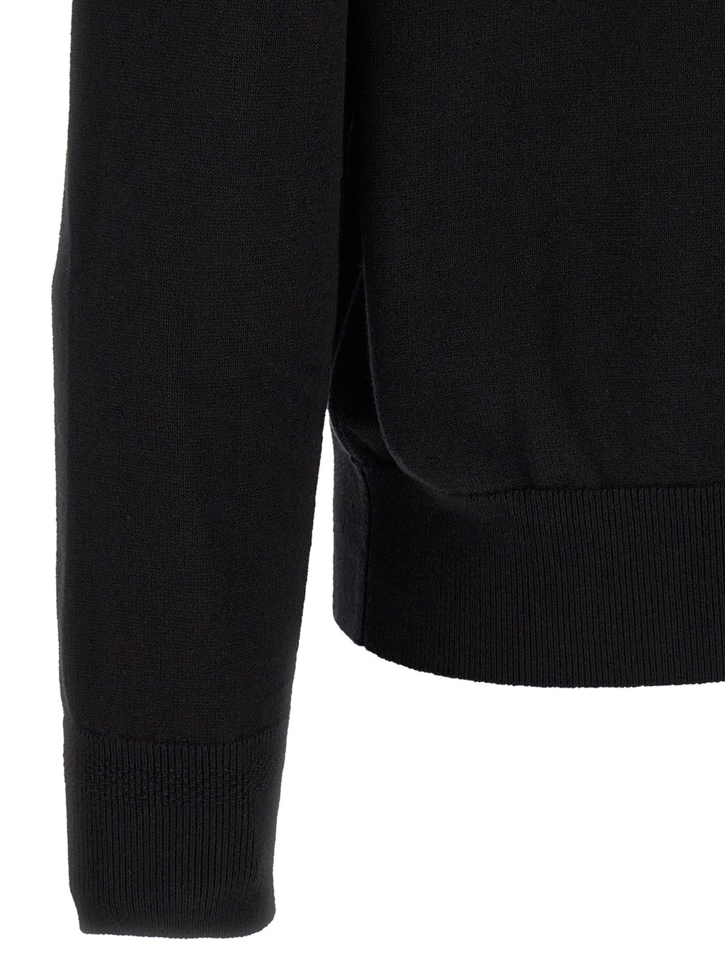 Schwarzer Baumwollcardigan Hugo Boss