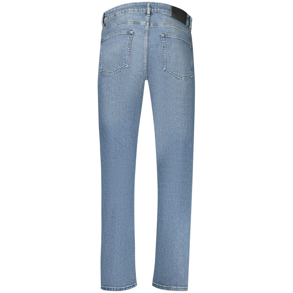 Blaue Slim-Fit-Jeans aus Baumwollstretch für Herren