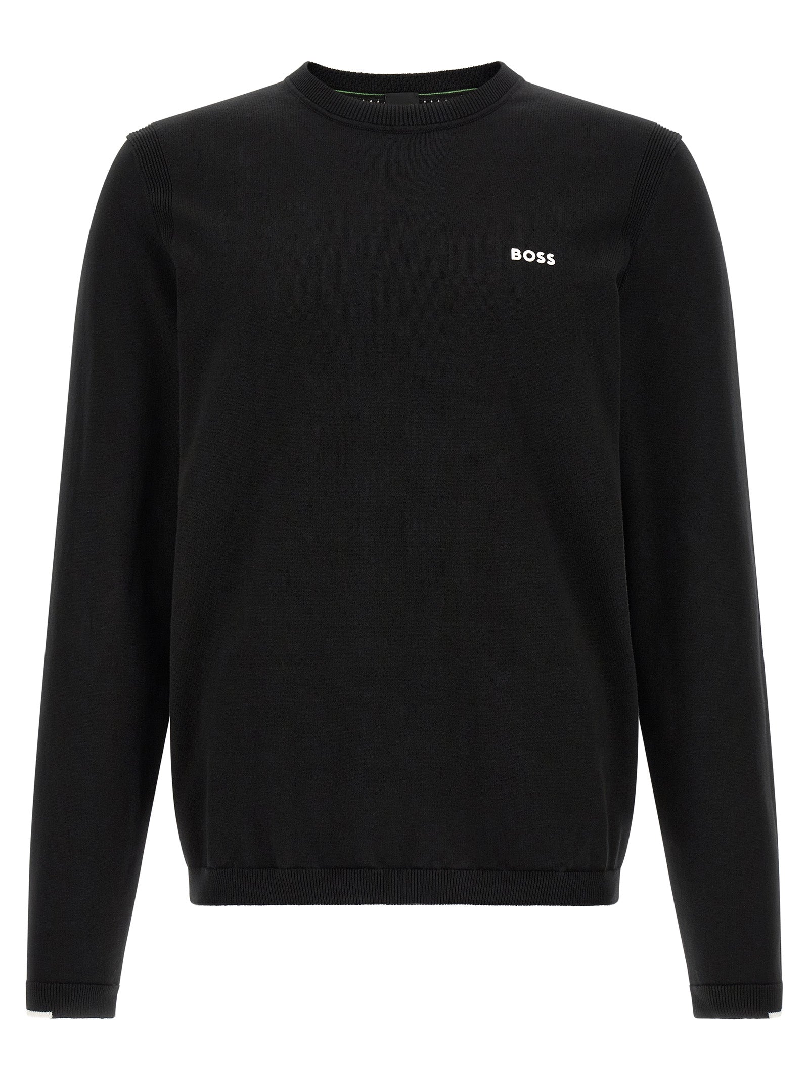 Schwarzer Baumwollcardigan