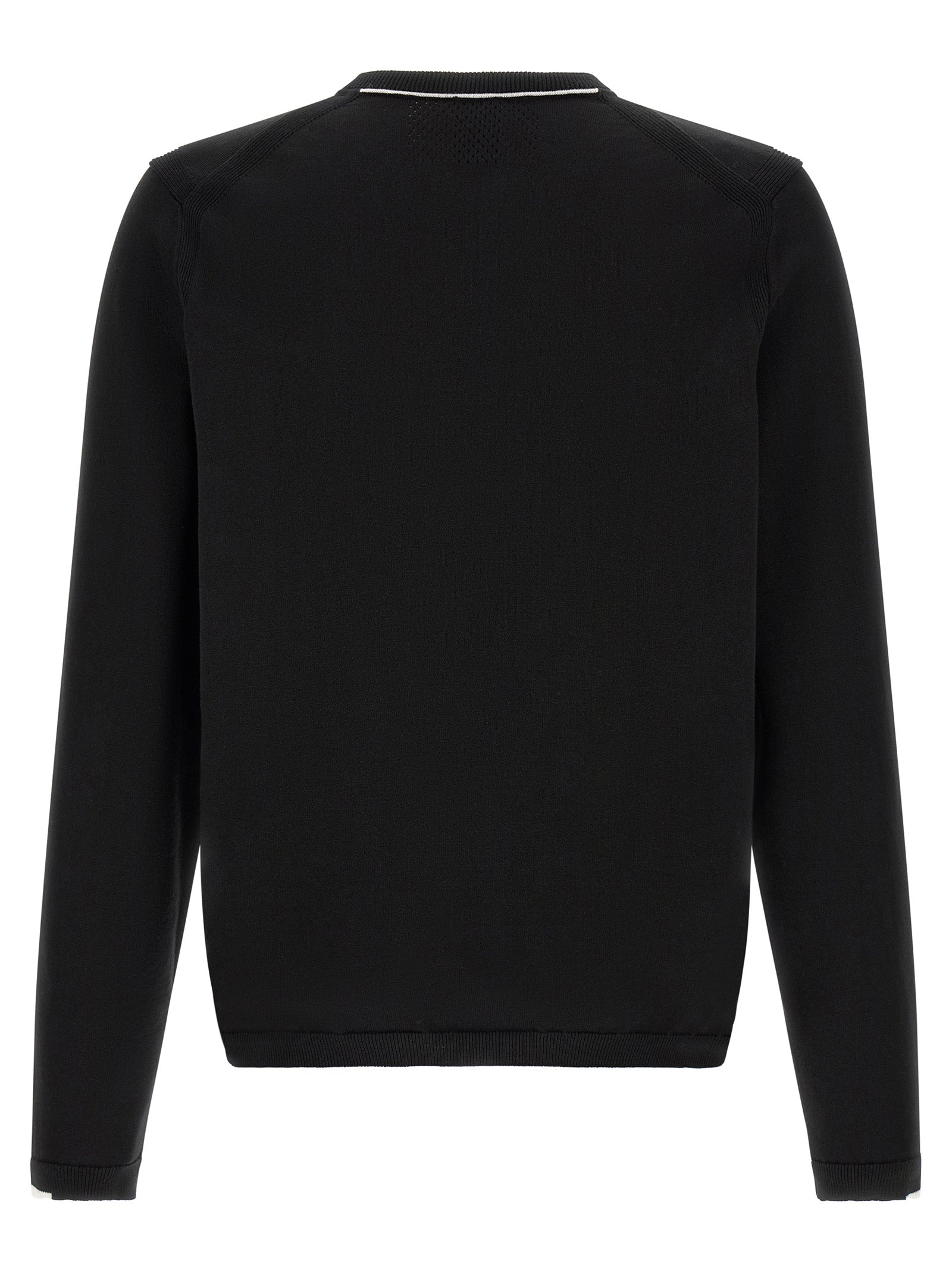 Schwarzer Baumwollcardigan