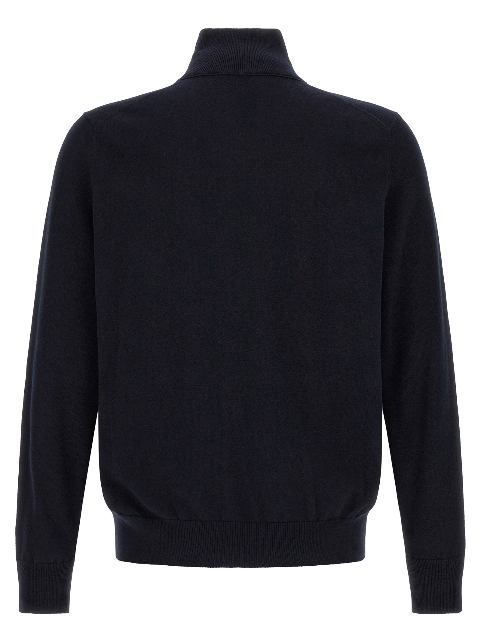 Blauer Baumwollcardigan