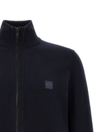 Blauer Baumwollcardigan