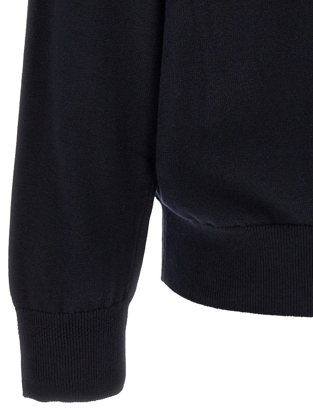 Blauer Baumwollcardigan