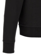 Schwarzer Baumwoll-Sweatshirt