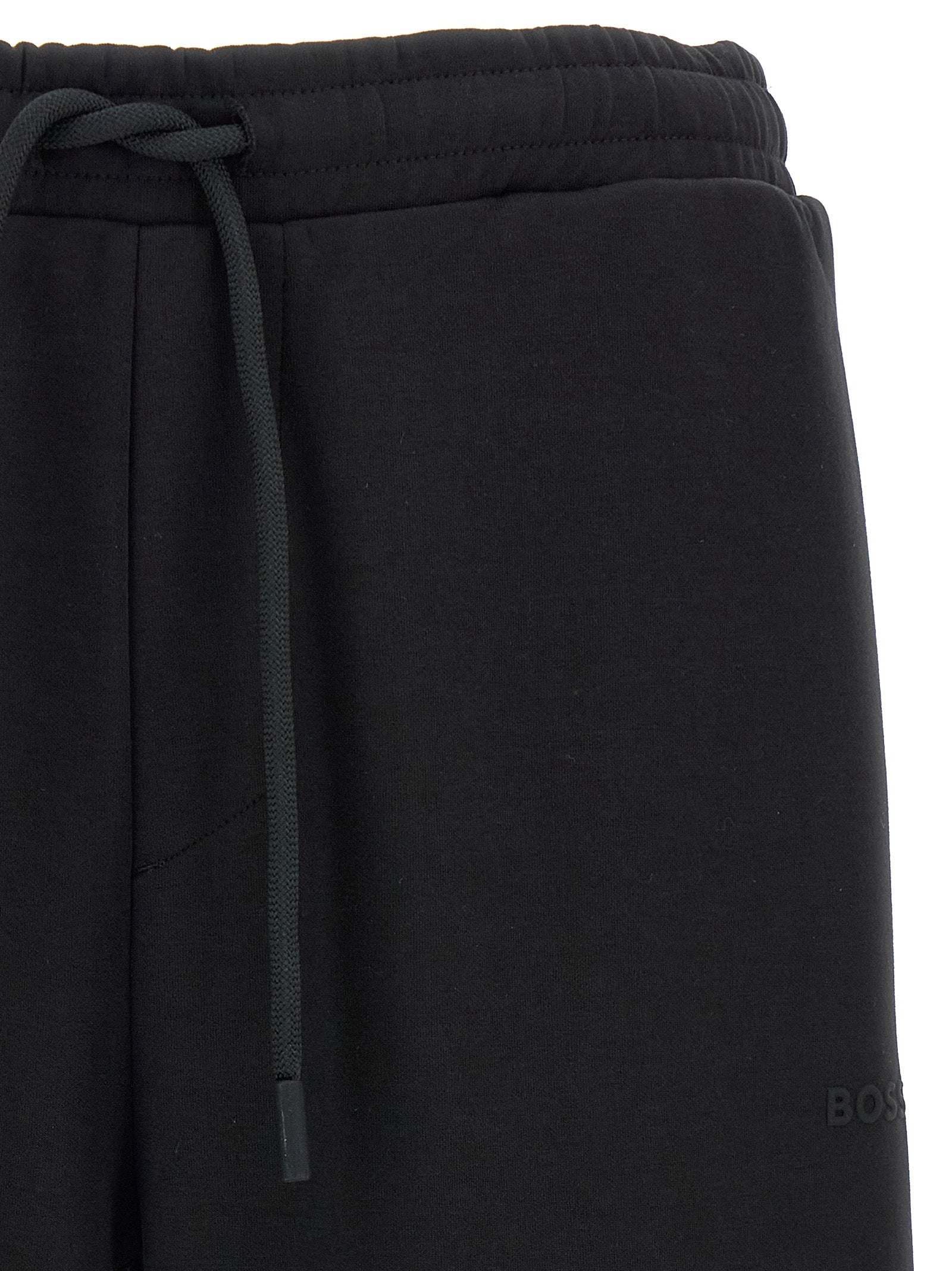 Schwarze Baumwoll-Jogginghose (Trainingshose)