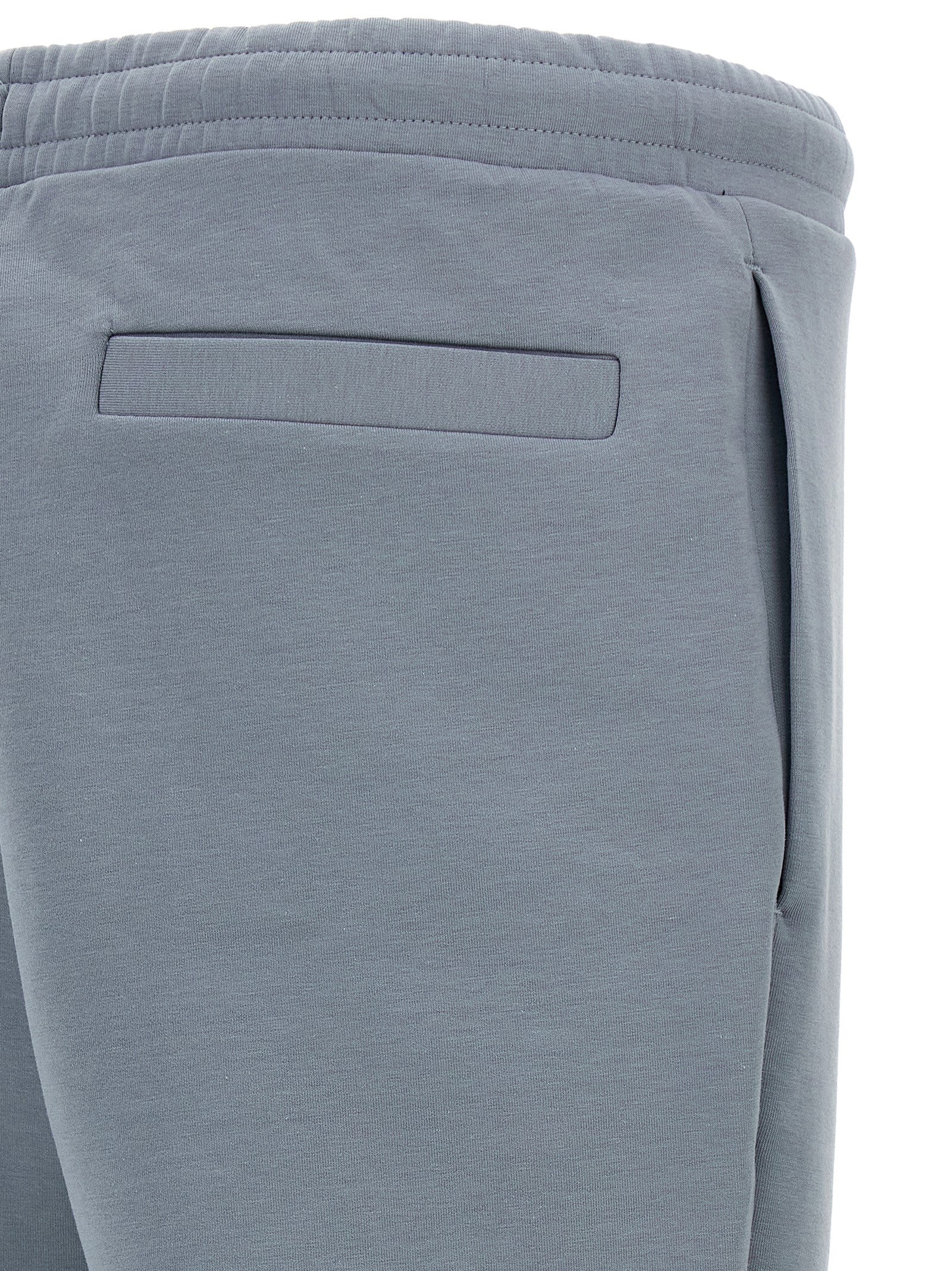 Graue Baumwoll-Jogginghose (Sporthose)