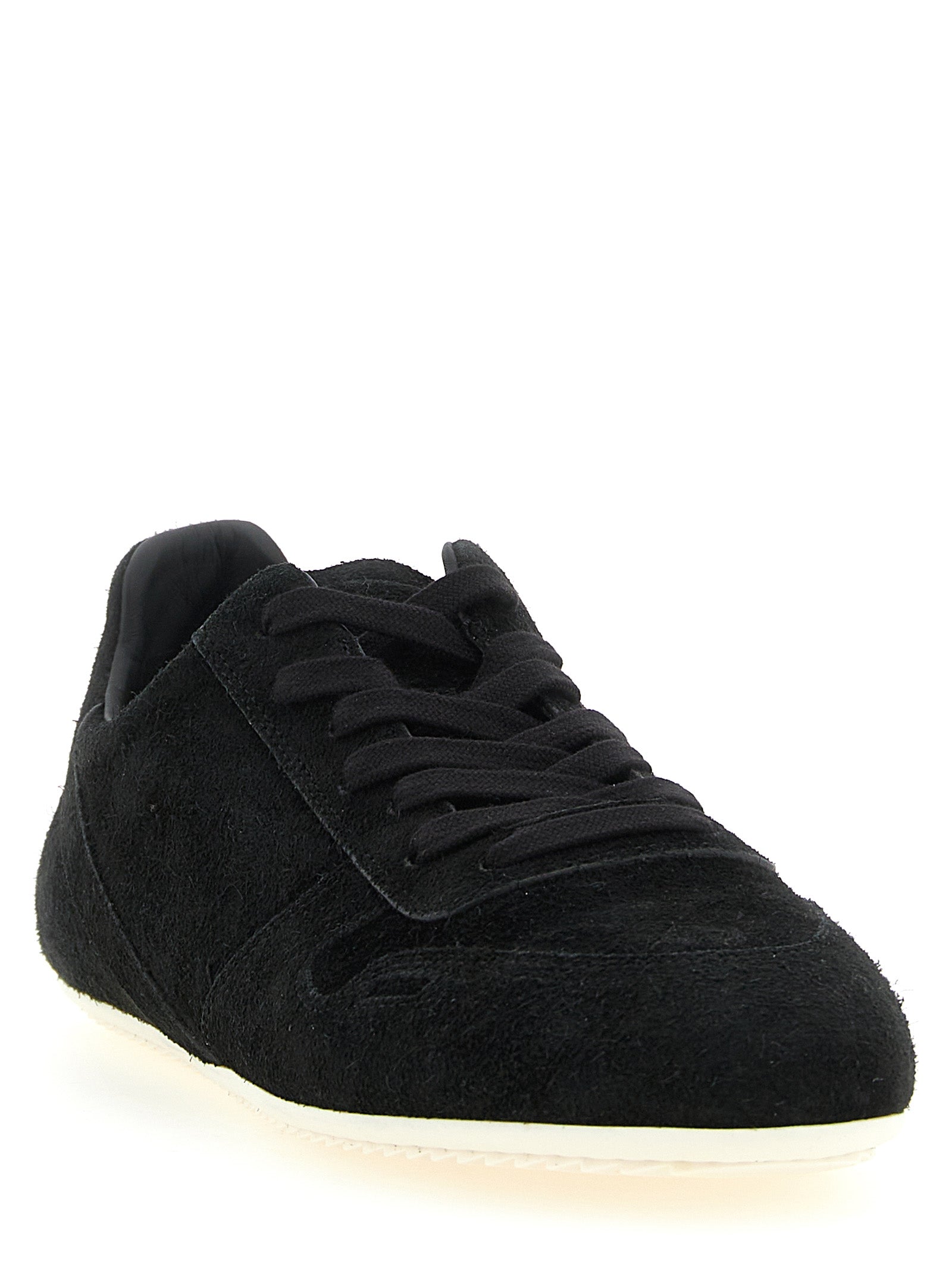 Bicolor Calfskin Low Top Sneakers
