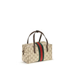 Beige Stoff-Handtasche